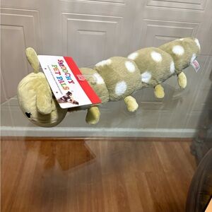 Smoochy   Caterpillar 🐛 Very Solf Dog Toy Clinker & Squeaker  20”